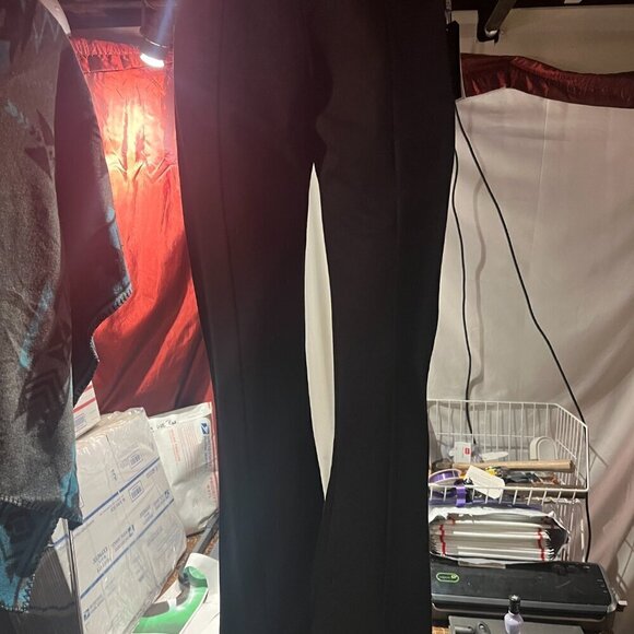 nwt black clara sun woo pants split hem size 1x - Picture 14 of 15
